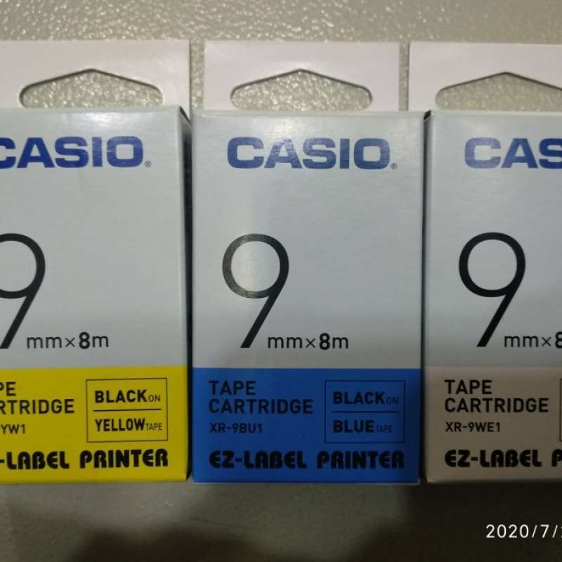 Jual BEST SALE LABEL PRINTER CASIO 9MMX8M - Biru di Seller ...