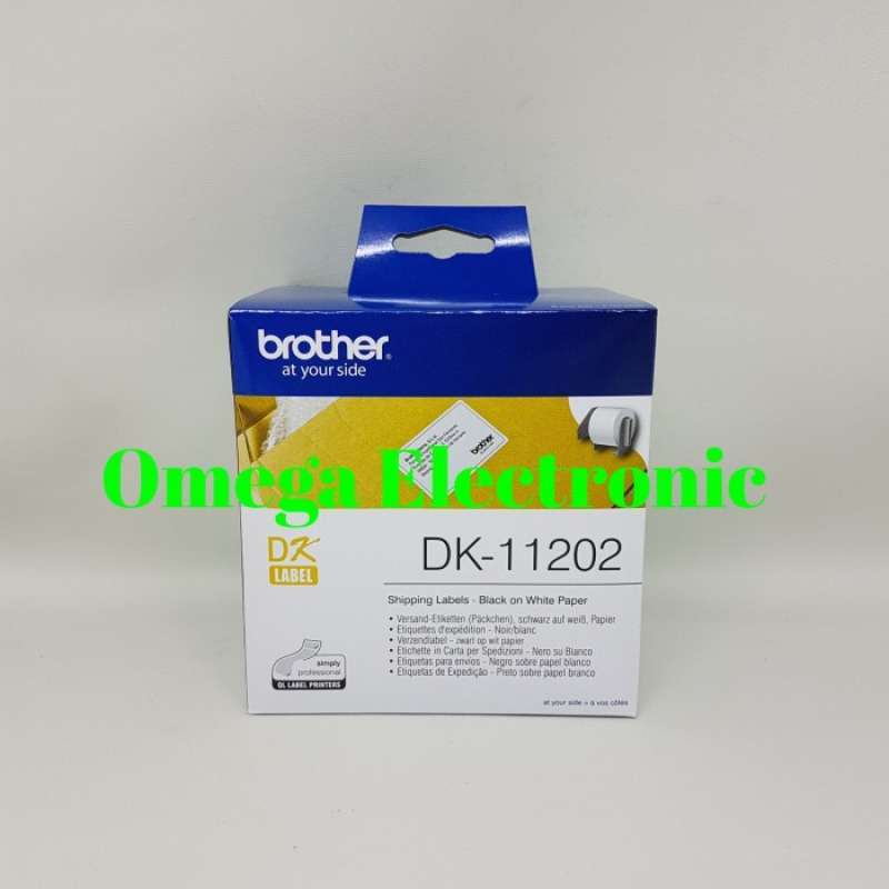 Jual BEST PROMO Brother Label Tape DK-11202 White Shipping ...