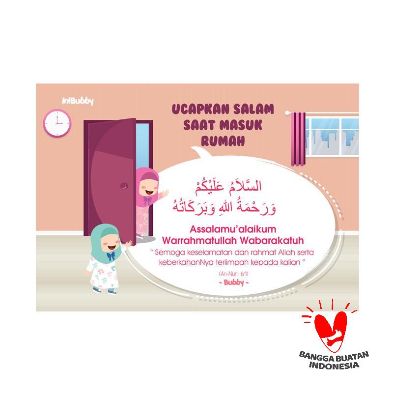 Jual Bubby Bubbe Salam Saat Masuk Rumah Anak Perempuan Stiker Kids Dekorasi Ruangan Online Desember 2020 Blibli