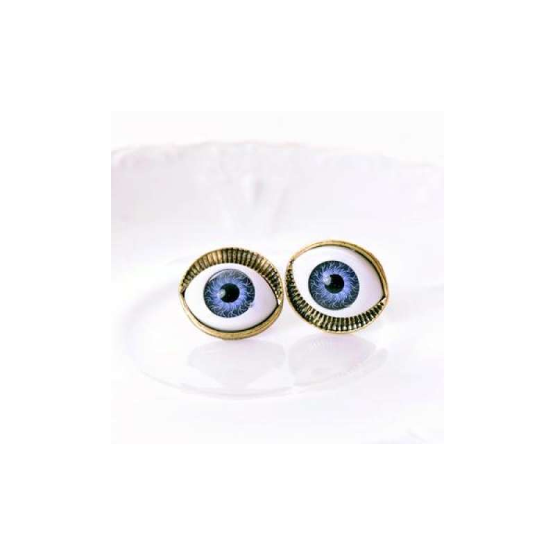 Toffees magic power blue eye earrings 