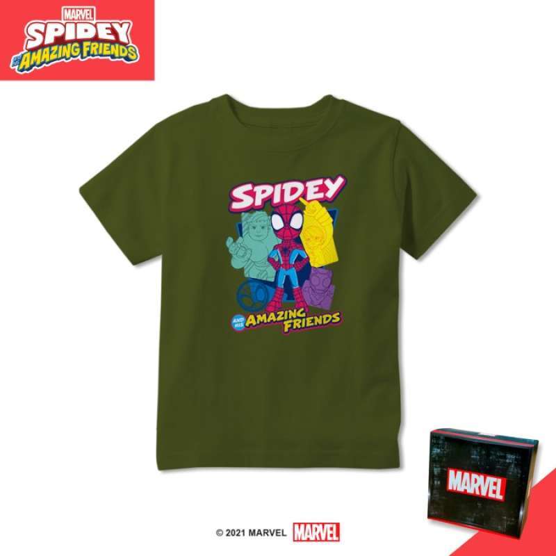 Promo Marvel Kids T-Shirt Spidey And 