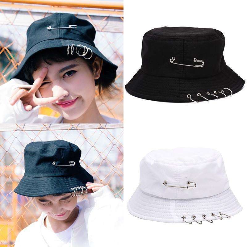 Jual TOPI BUCKET HAT KPOP RING ANTING 