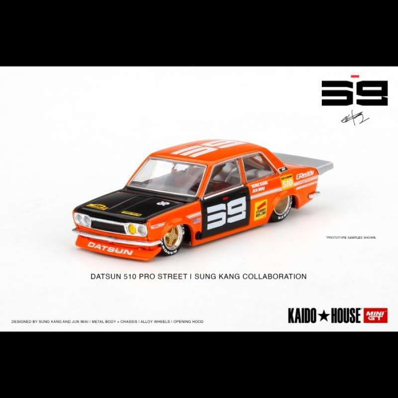 PREORDER] Kaido House X MINI GT - Datsun 510 Pro Street