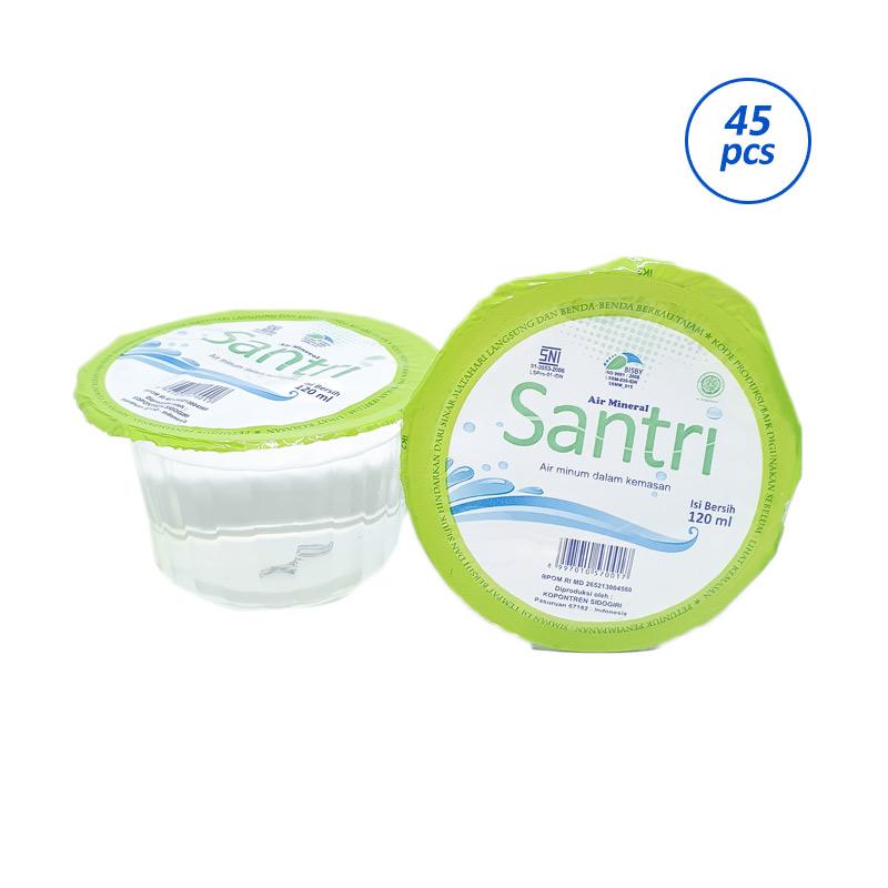 Promo Santri Air Mineral [120 mL/ 1 Dus isi 45 Gelas] di Seller Santri Mart  - Kota Surabaya, Jawa Timur | Blibli