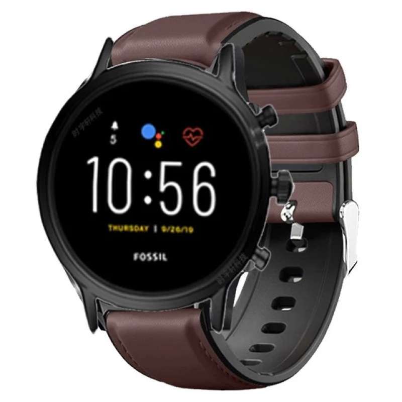 LEATHER RUBBER SMART WATCH FOSSIL GEN 