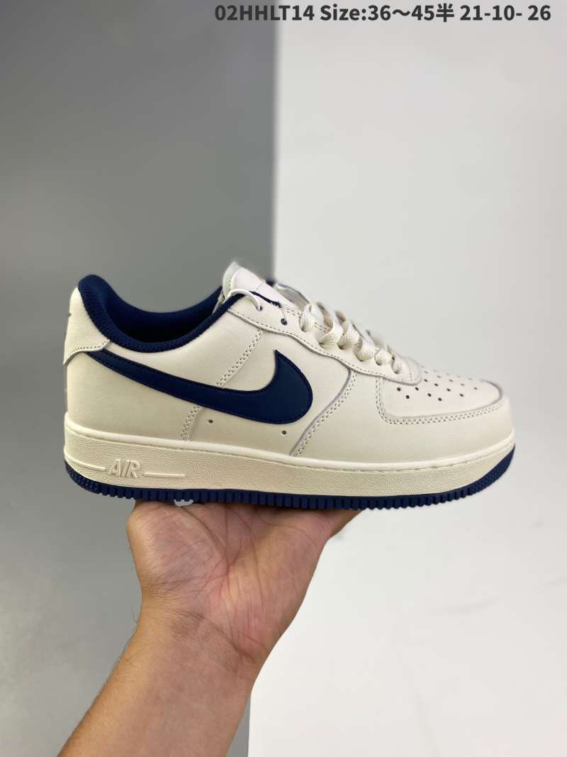 nike air force 1 navy blue leather