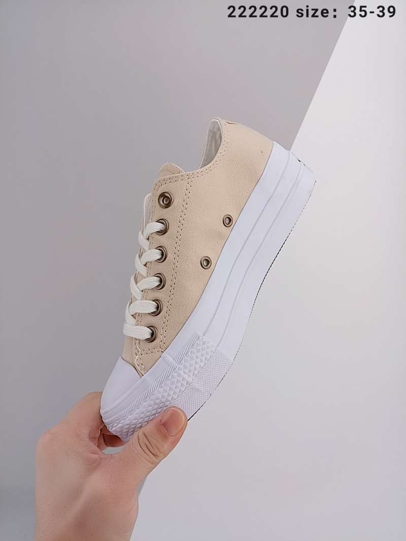 white thick bottom converse