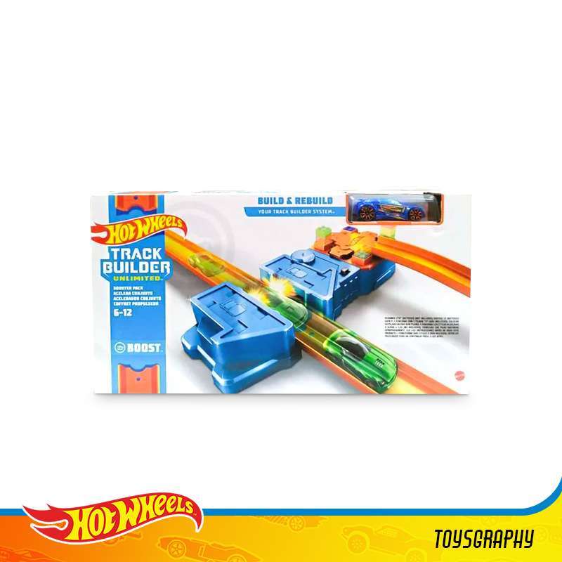 Hot wheels track accelerator top