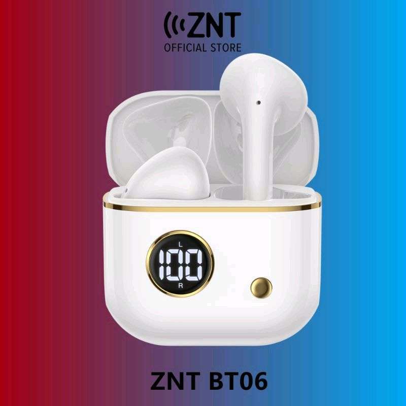 TWS ZNT BT06 Wireless Earphone Bluetooth 5.1 Original