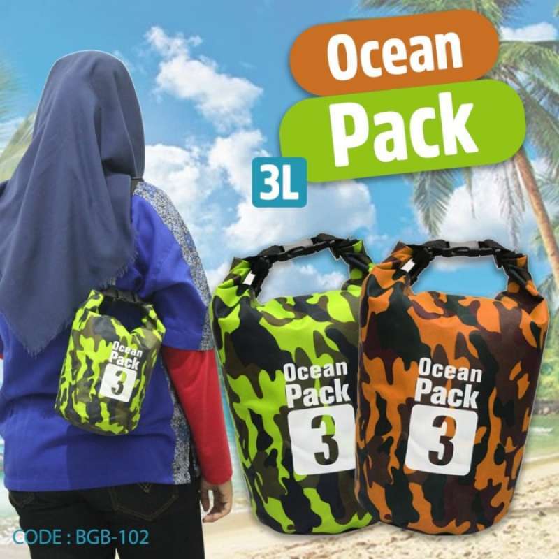 Jual Gratis Ongkir Ocean Pack Dry Bag 3 Liter Water Proof Bgo 102