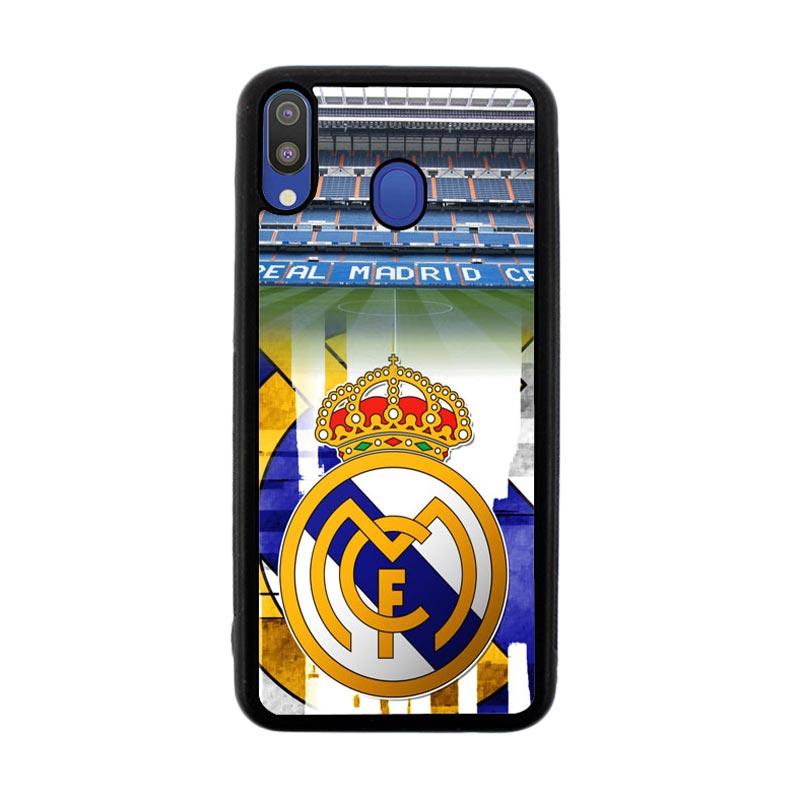 Flazzstore Real Madrid Logo Wallpaper X3102 Casing For Samsung Galaxy M20