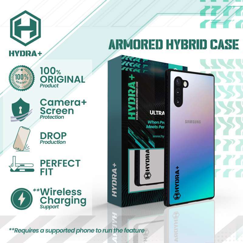 Promo Hydra+ Samsung Note 10 Armored Clear Hybrid Case Casing