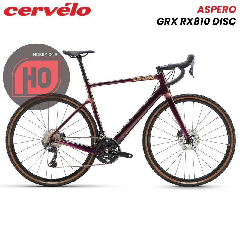 Jual CERVELO ASPERO GRX RX810 DISC Purple Sunset Full Bike