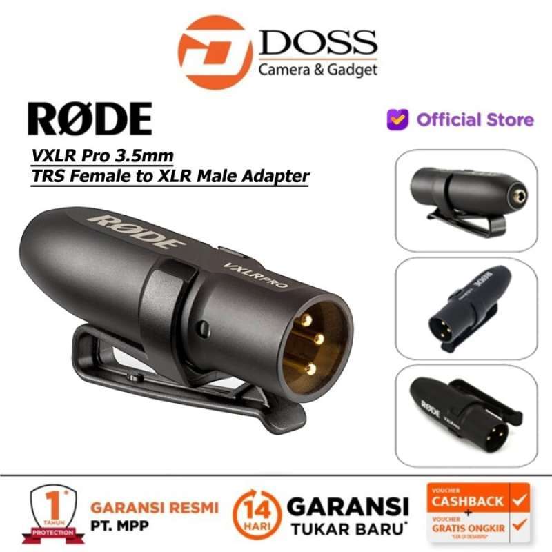 Jual Rode VXLR Pro 3.5mm TRS Female to 