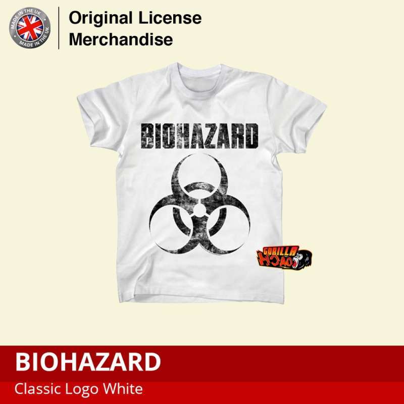 BIOHAZARD Classic Logo Kaos Band Musik 