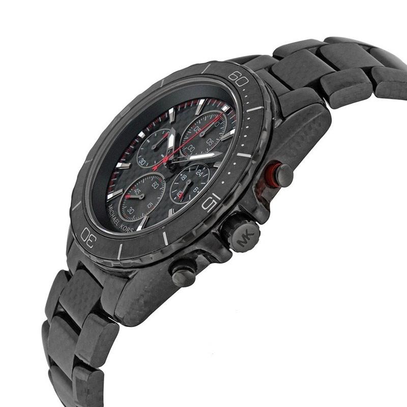 Michael kors sales carbon fiber watch