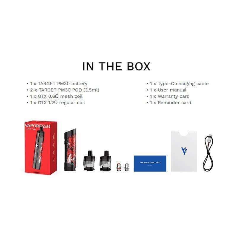 Jual Vaporesso Target Pm30 Pod Kit 1200mah 100% Authentic - Target 30 Di  Seller Umkm Jakartavapers Flagship Store - Jakartavapers - Kab. Tangerang