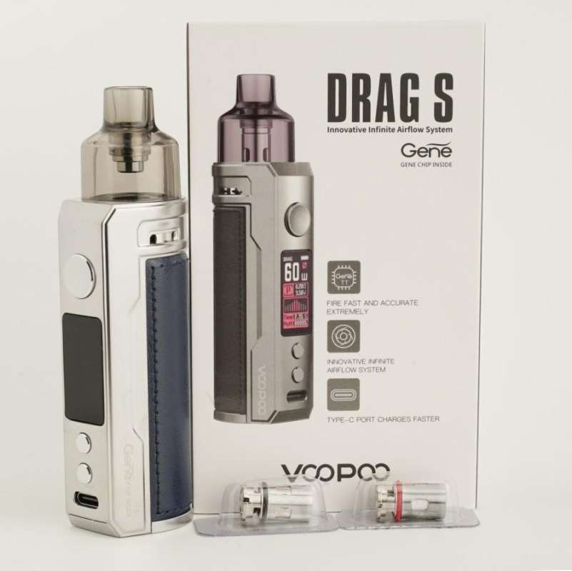 Jual Voopoo Drag S 60W 2500mah Silver Color 100% Authentic - Drag S Mod Pod  Di Seller Umkm Jakartavapers Flagship Store - Jakartavapers - Kab.  Tangerang | Blibli