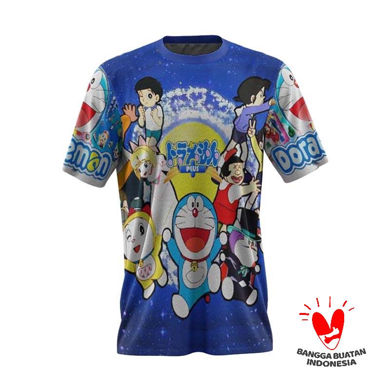 Jual Fika Doraemon Art 5 3d Full Print Short Sleeves T Shirt Anak