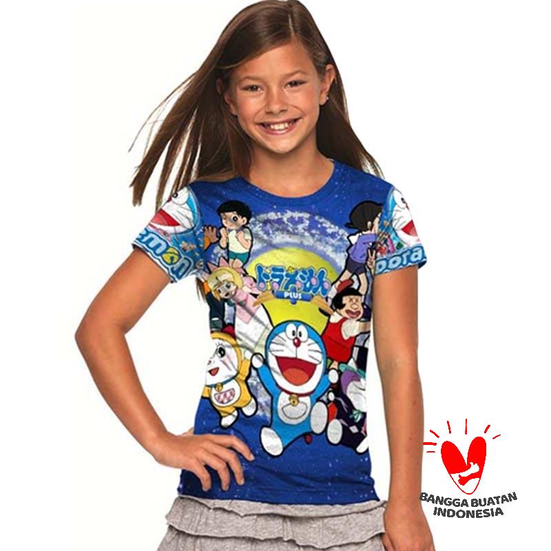 Jual Fika Doraemon Art 5 3d Full Print Short Sleeves T Shirt Anak