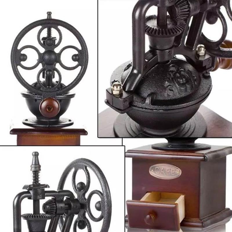 Jual Skopee Vintage Wood Large Manual Coffee Grinder Online Maret 2021 Blibli