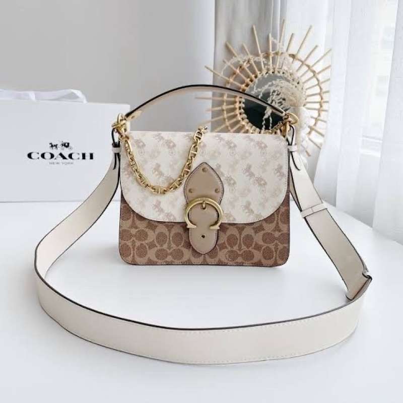 Beat shoulder bag 18 with horse and carriage 2025 print