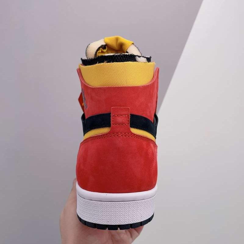 black jordans with red stitching