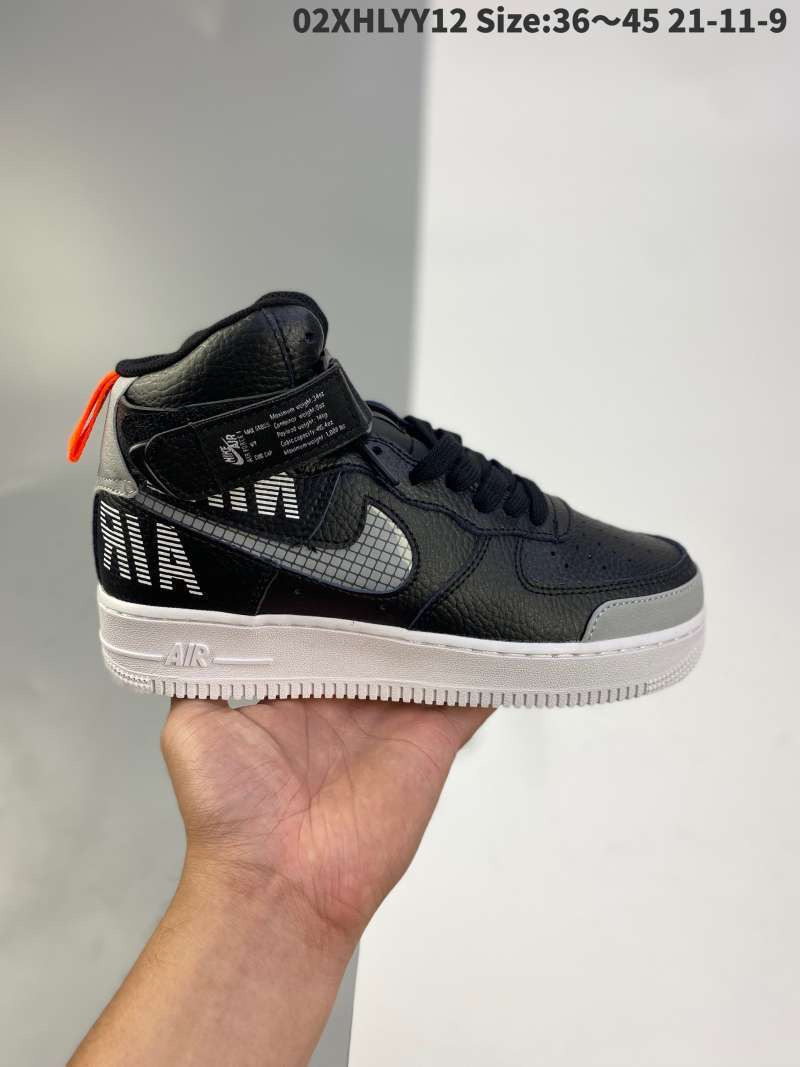 orange high top forces