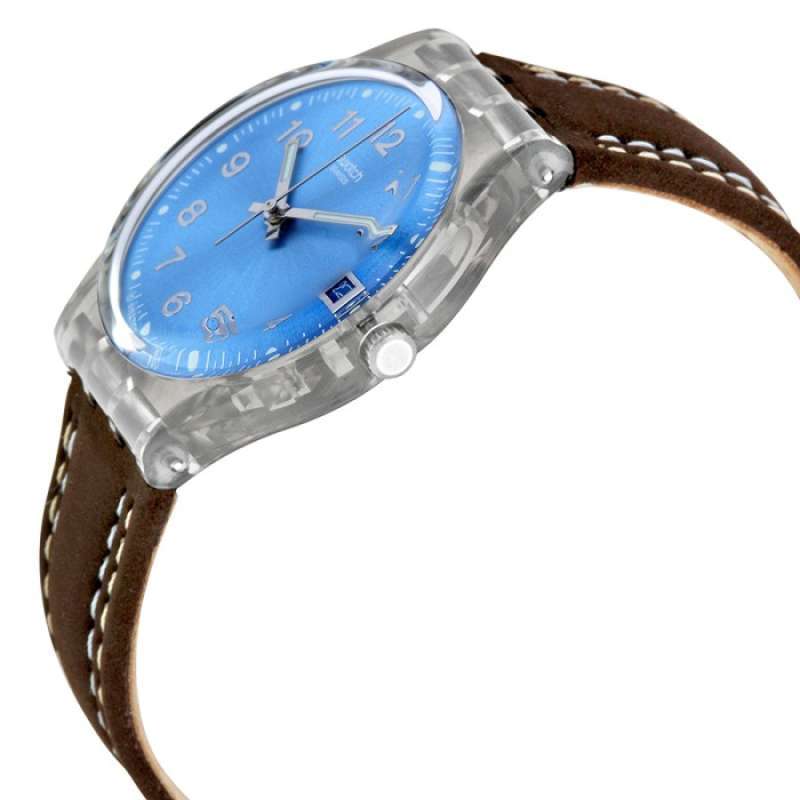 Jual Swatch Analog Jam Tangan Karet Unisex Gm415 Blue Choco