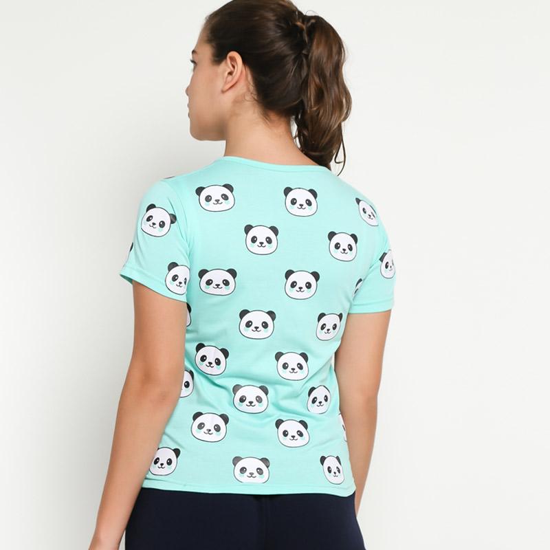 Jual Ellipses Inc Tumblr Tee Panda Full Print Kaos Wanita Lengan