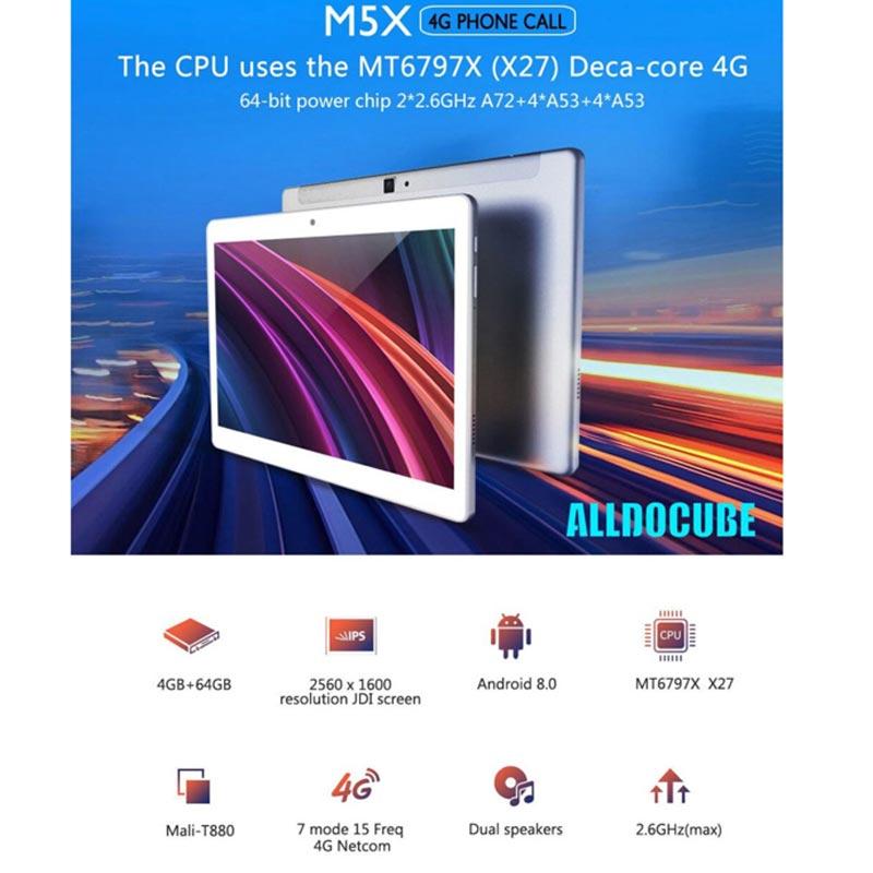 Jual Tablet Alldocube M5x Tablet Android 10 Inch 64gb 4gb 4g Garansi Resmi Online November 2020 Blibli