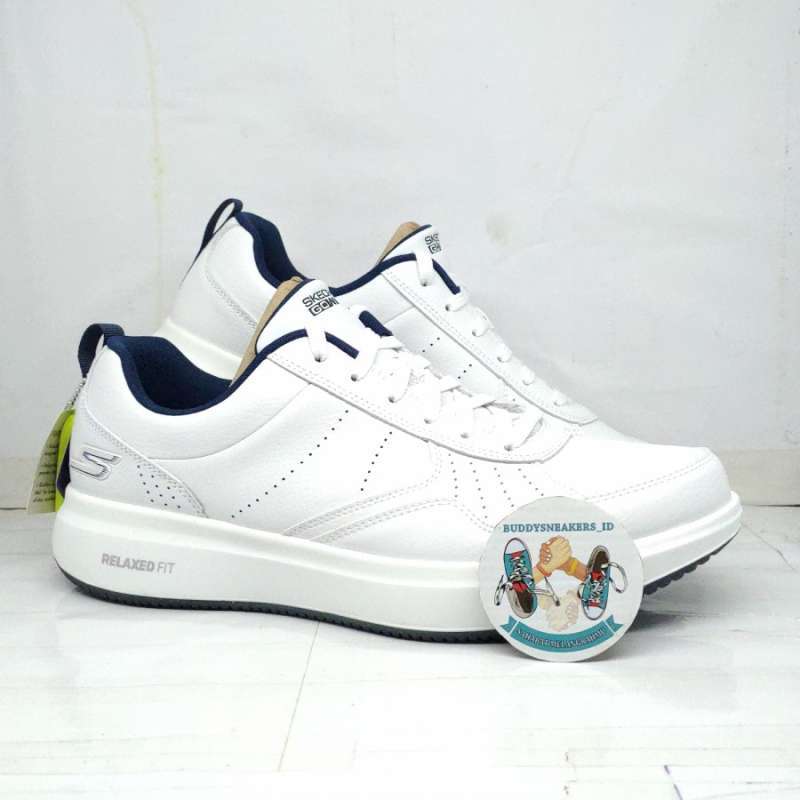Skechers go walk steady white sales