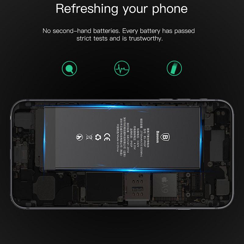 baseus high capacity battery for iphone 7 plus 3400 mah