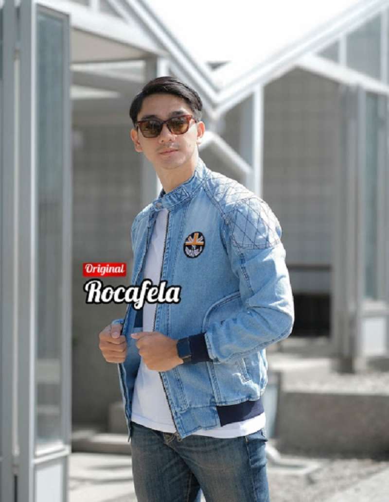Jaket jeans sale blue wash