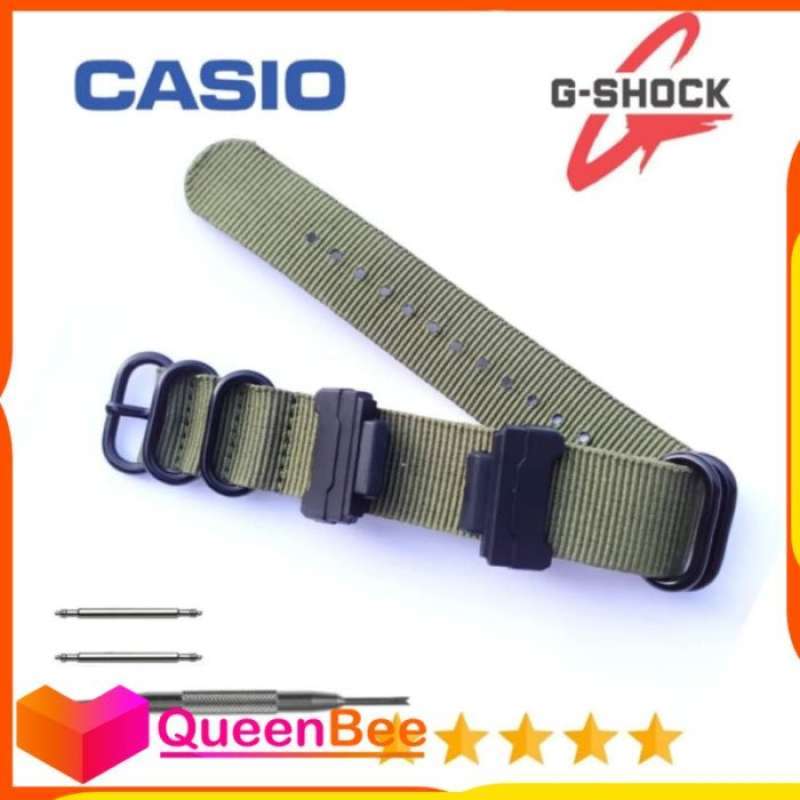 Model tali jam tangan g shock hijau army Promo PELANGGANBARU 20K