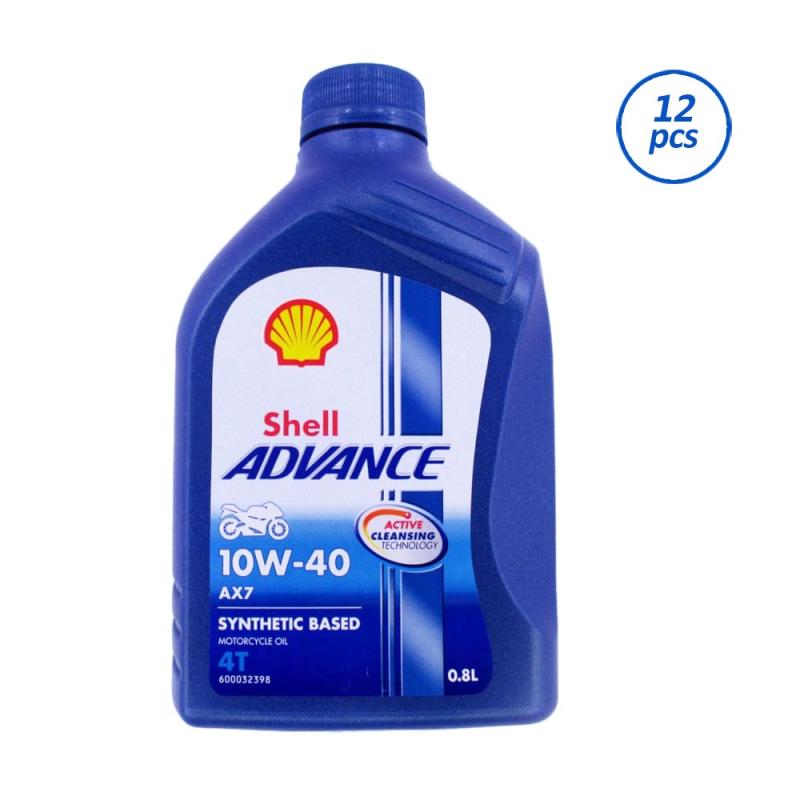 Jual Shell Advance Ax7 10w 40 Paket Oli Motor 12 Pcs 0 8 L