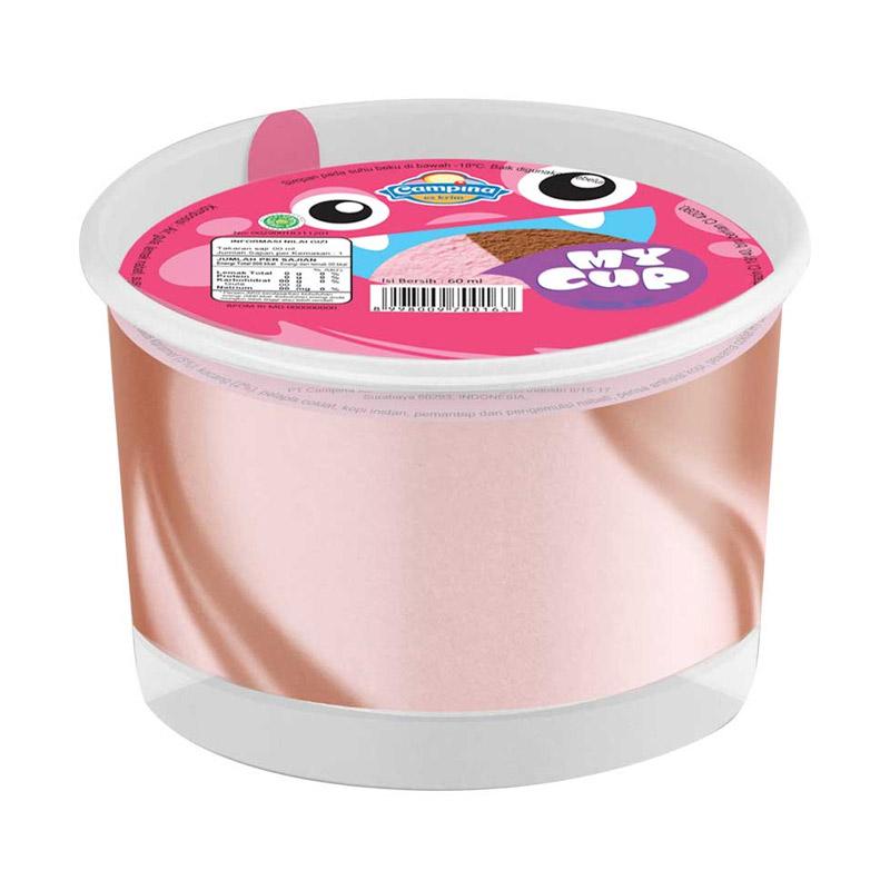 Jual Campina My Cup Ice Cream Chocolate Strawberry 60 Ml Online Oktober 2020 Blibli Com
