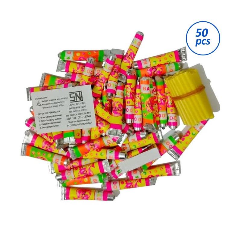 50 pcs Balon Tiup Plembungan Jumbo Merk 777 Mainan Jadul 90an