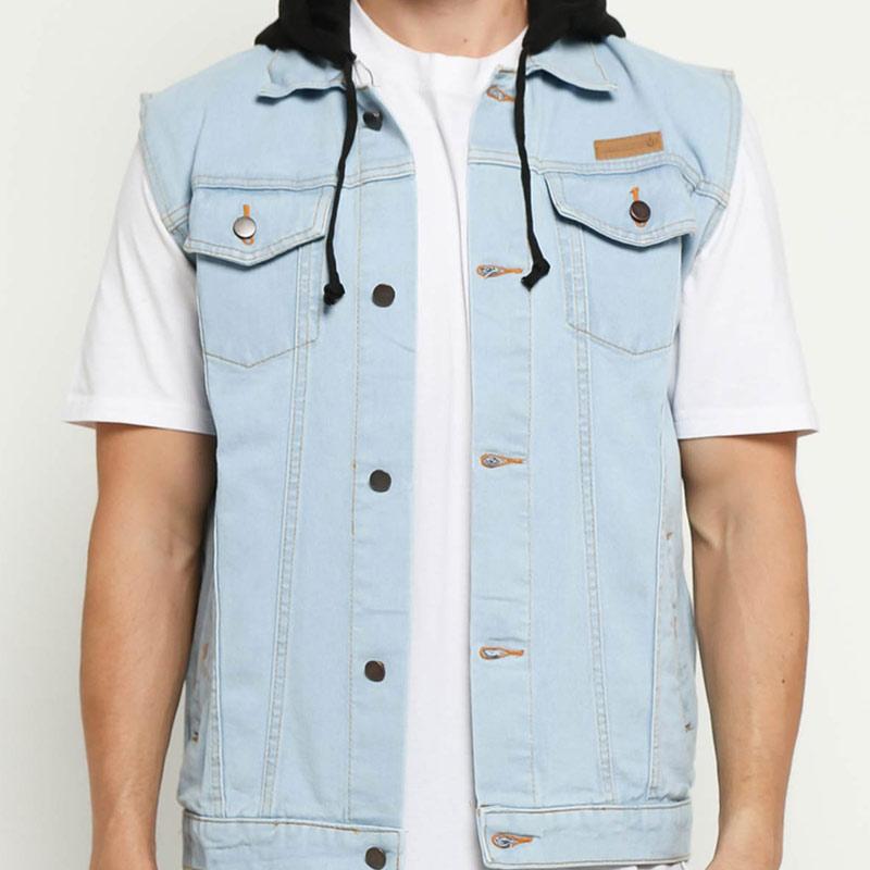 Jual Flower Country Denim Hoodie Rompi Pria Online Januari 2021 Blibli