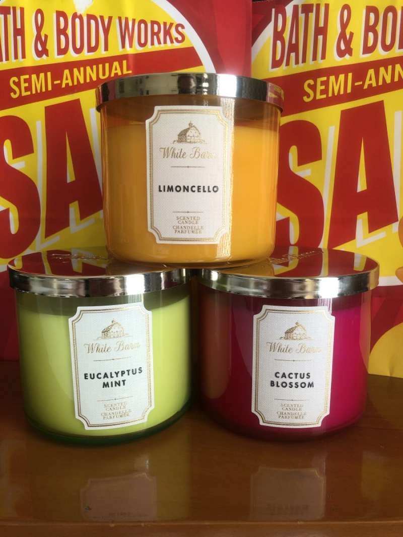 Jual ORI BBW Bath and Body Works 3-Wicked Scented Candles di Seller DH_Grub  - Wanajaya, Kab. Bekasi | Blibli