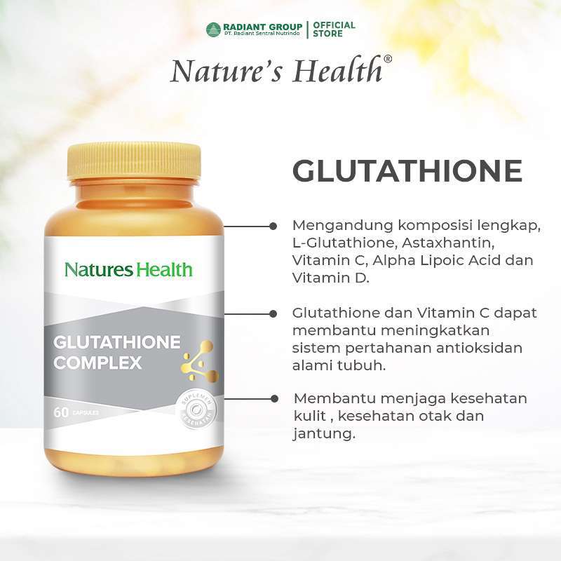 kandungan glutathione Natures Health Glutathione Complex