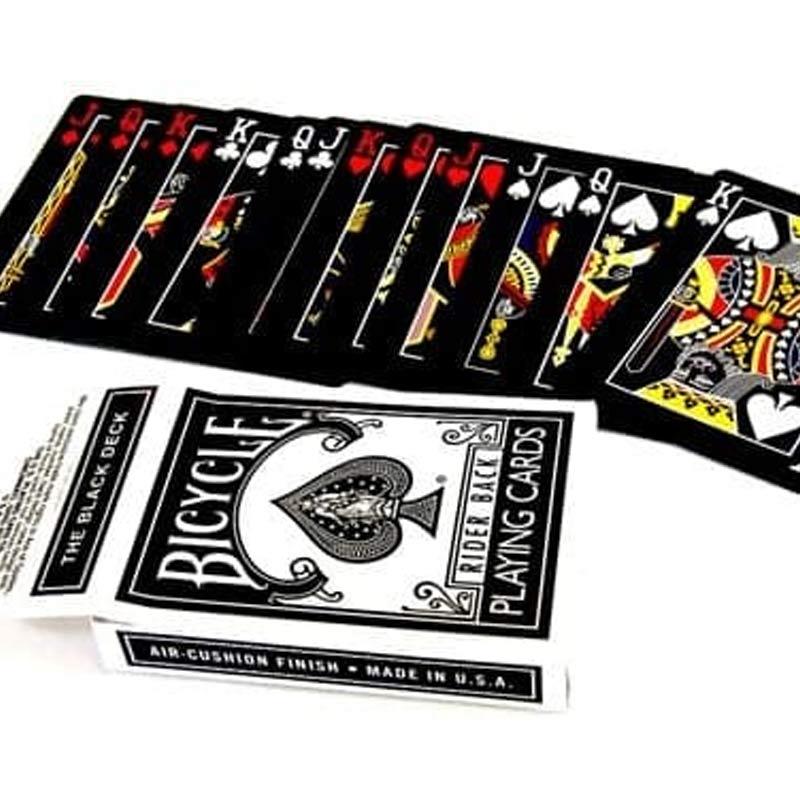 Jual Kartu Remi Sale Bicycle Black Deck Magic Makers Original