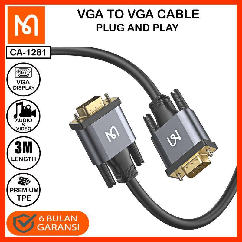 MCDODO CA-778 Kabel VGA To VGA HD Audio 