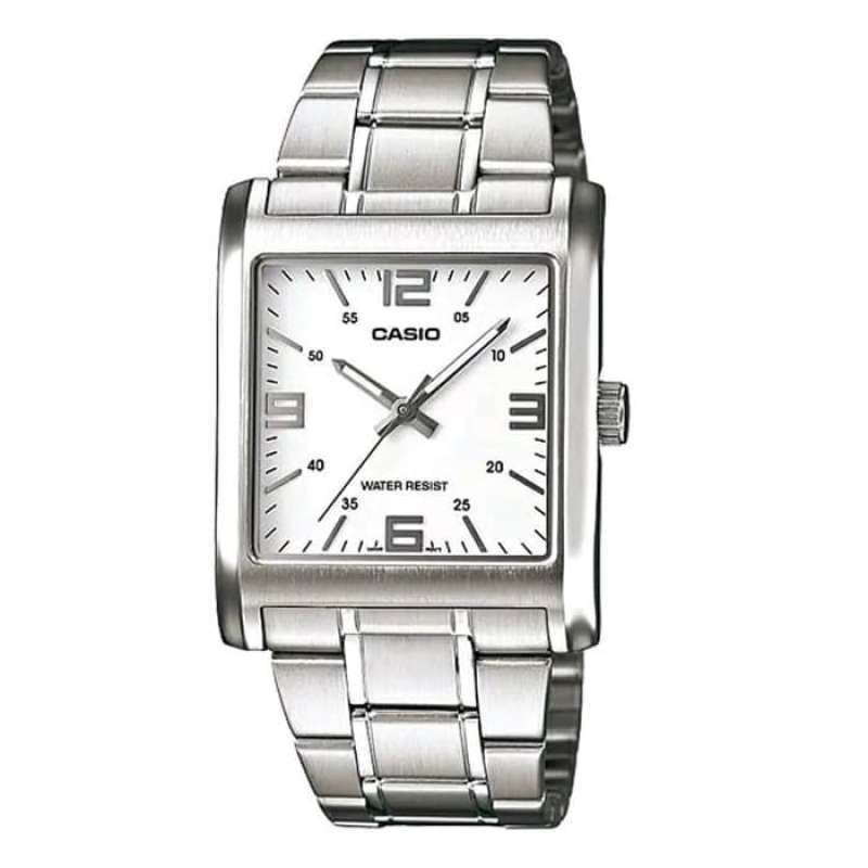CASIO MTP 1337D 7ADF Jam Tangan Pria Silver
