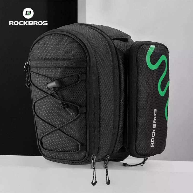 ROCKBROS A15 Bike Bag Pannier Tas Belakang Sepeda BLACK