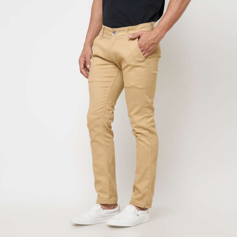 Jual Emoline Long Chino Pants Khaki 