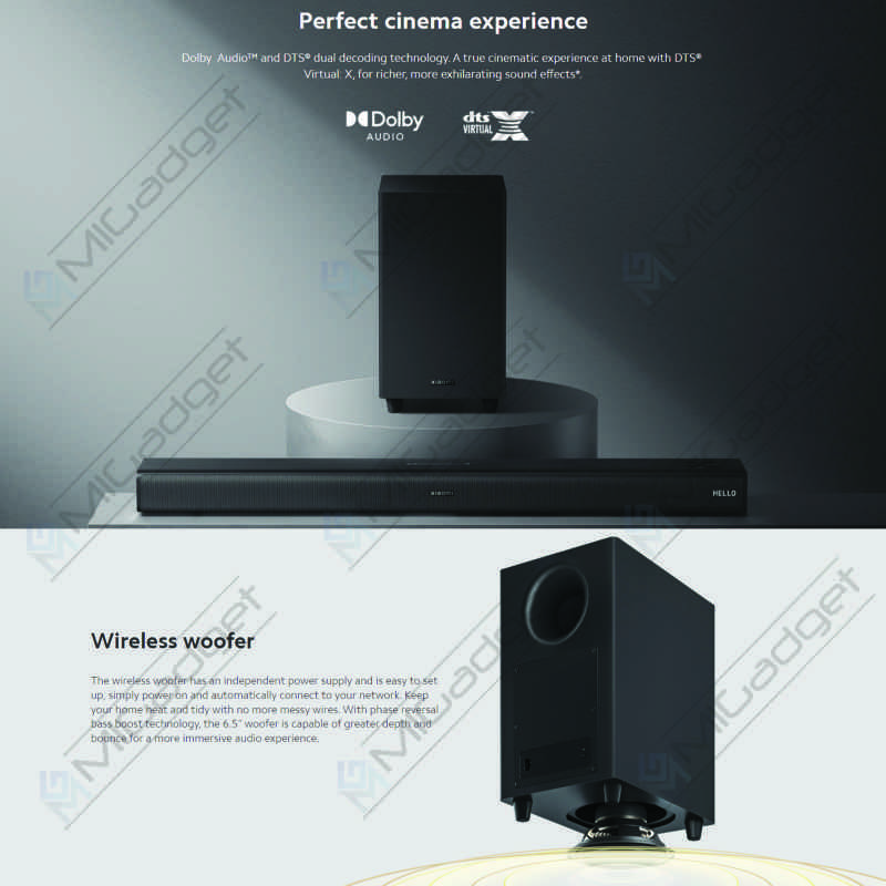 Promo Mi Soundbar 3.1 Home Theater with 