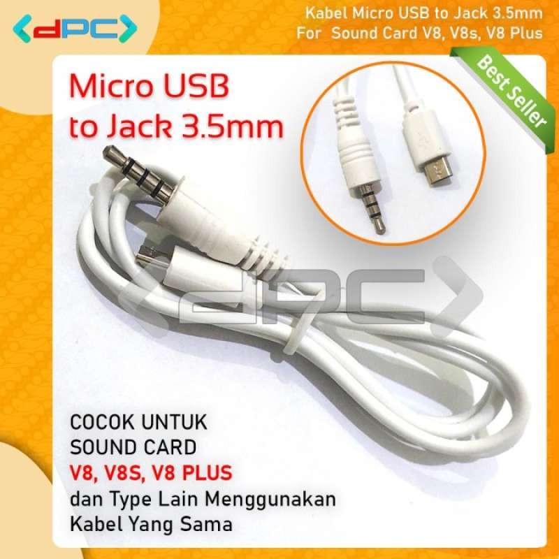 Promo CABLE MICRO USB TO JACK AUX 3.5MM 