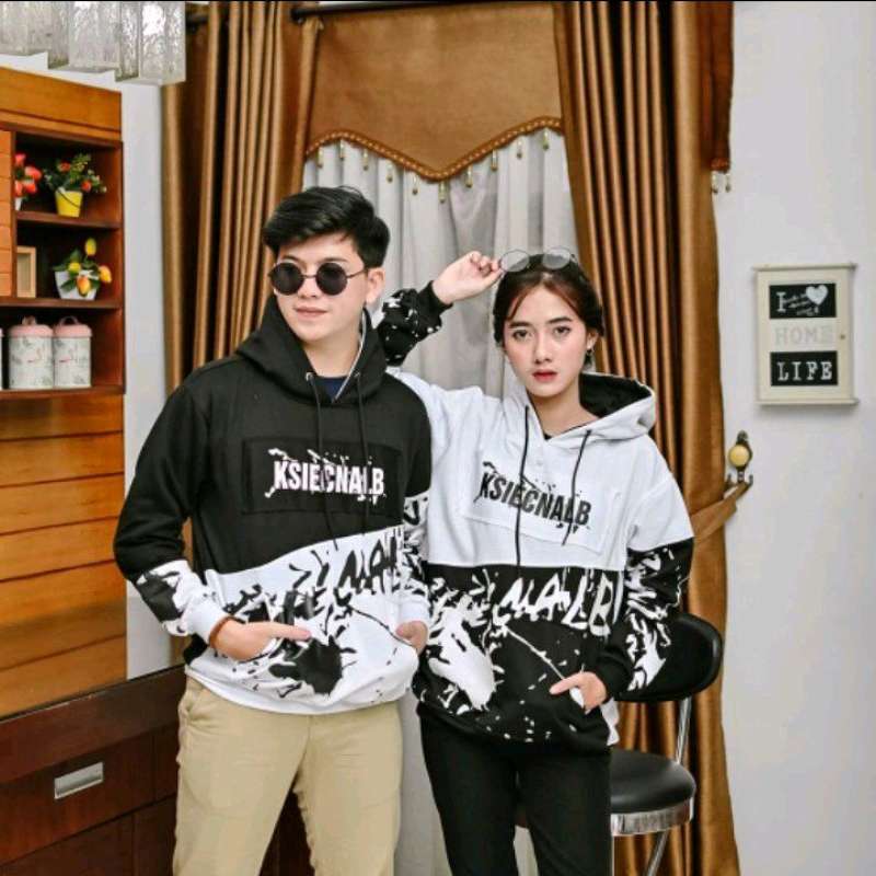 Jual BAJU COUPLE LENGAN PANJANG SWEATER MURAH SWEATER COUPLE di