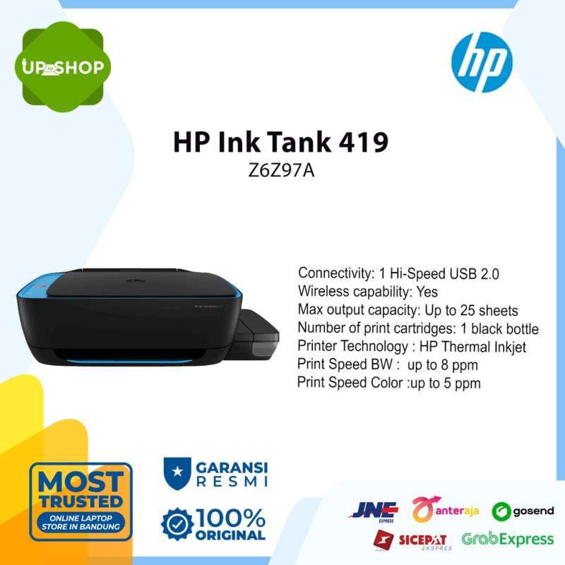 Promo HP Printer Ink Tank 419 All In 